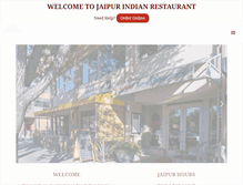 Tablet Screenshot of jaipurindianrestaurant.com